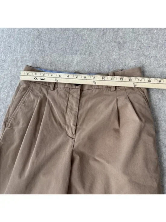 Aritzia Effortless Pant Pleated Tan Wide Leg Full Length Womens 6 - Picture 4 of 15